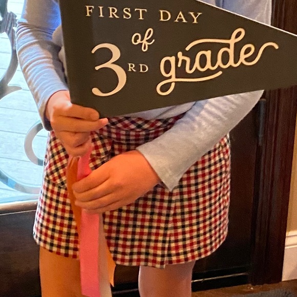 ZARA kids- plaid skort (8) - Picture 3 of 5